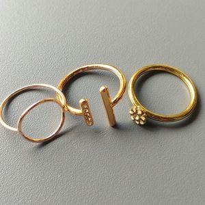 Rings | Set of three | Stackable | Versatile